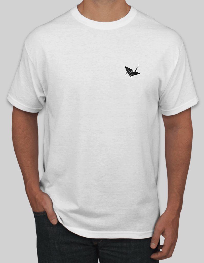 Origami Crane White Tee - Studio88